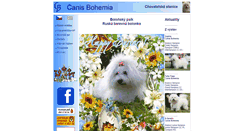 Desktop Screenshot of canisbohemia.eu