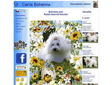Tablet Screenshot of canisbohemia.eu